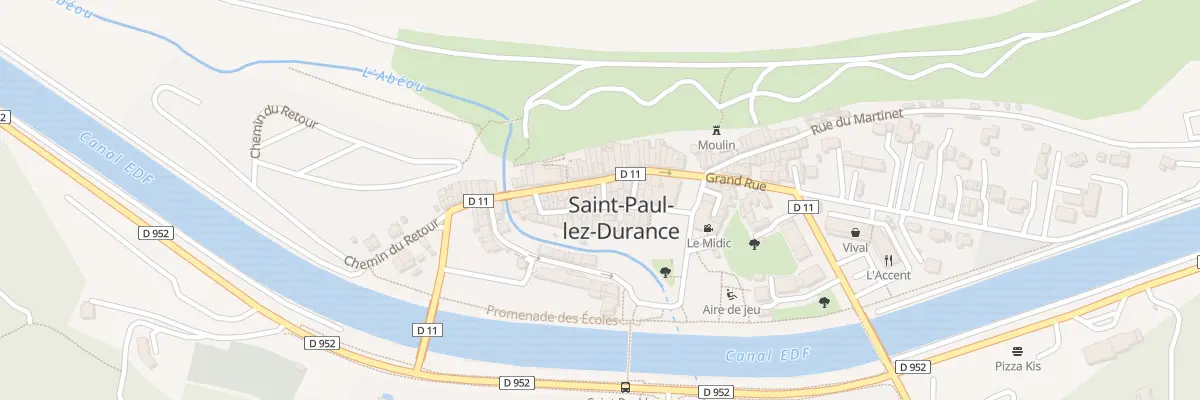 Plan du 20 Gr Grand Rue à Saint-Paul-lès-Durance