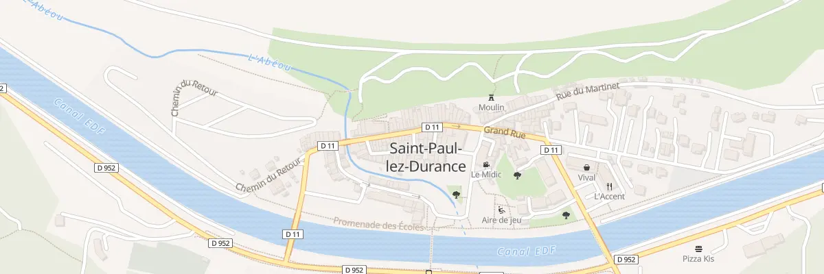 Plan du 20 Gr Grand Rue à Saint-Paul-lès-Durance
