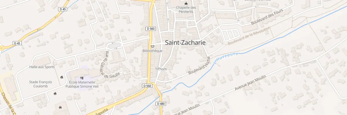 Plan du 25 Rue Bringier Monnier à Saint-Zacharie