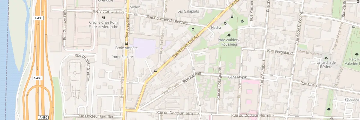 Plan du 83 Rue Nicolas Chorier à Grenoble