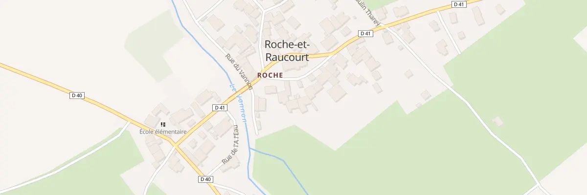 Plan du 6 Rue Alexandre Millerand à Roche-et-Raucourt