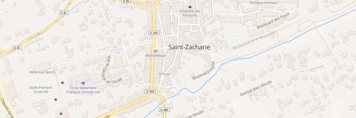 Plan du 21 Rue Bringier Monnier à Saint-Zacharie