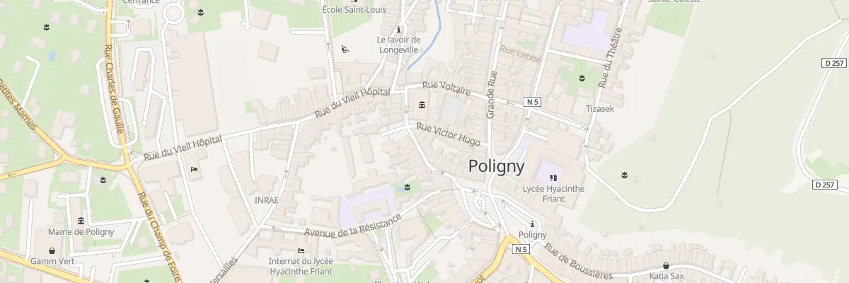 Plan du 1 Rue du Quatre Septembre à Poligny