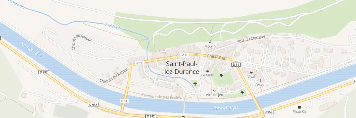 Plan du 22 Gr Grand Rue à Saint-Paul-lès-Durance