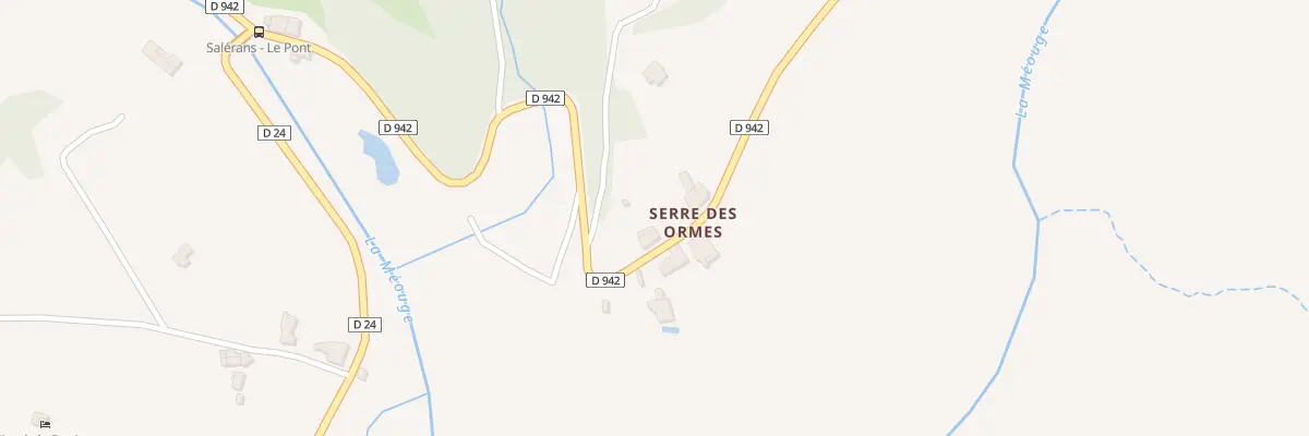 Plan du 535 Rte de la Méouge à Salérans
