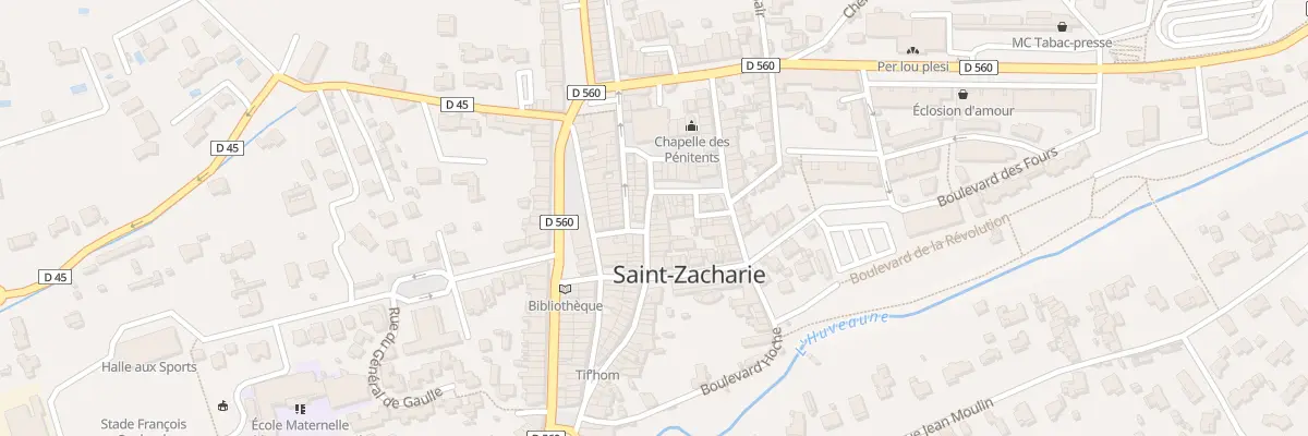 Plan du 7 Rue du General Gasquet à Saint-Zacharie