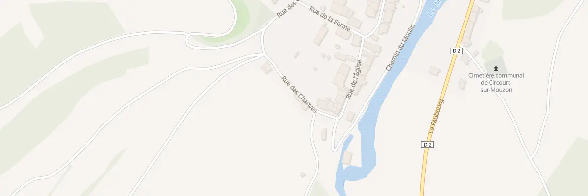 Plan du 5 Rue des Chanves à Circourt-sur-Mouzon