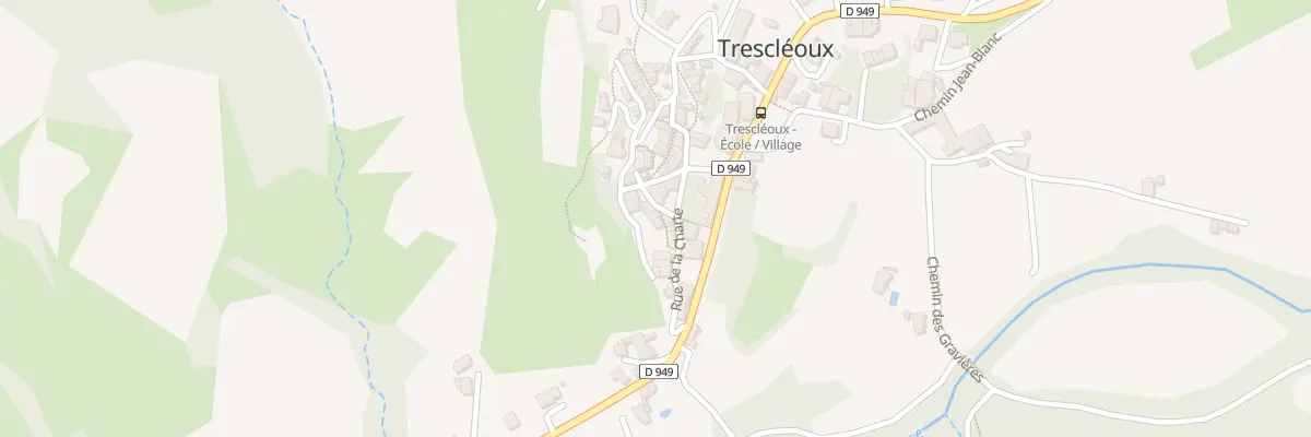 Plan du 5116 Le Village à Trescléoux