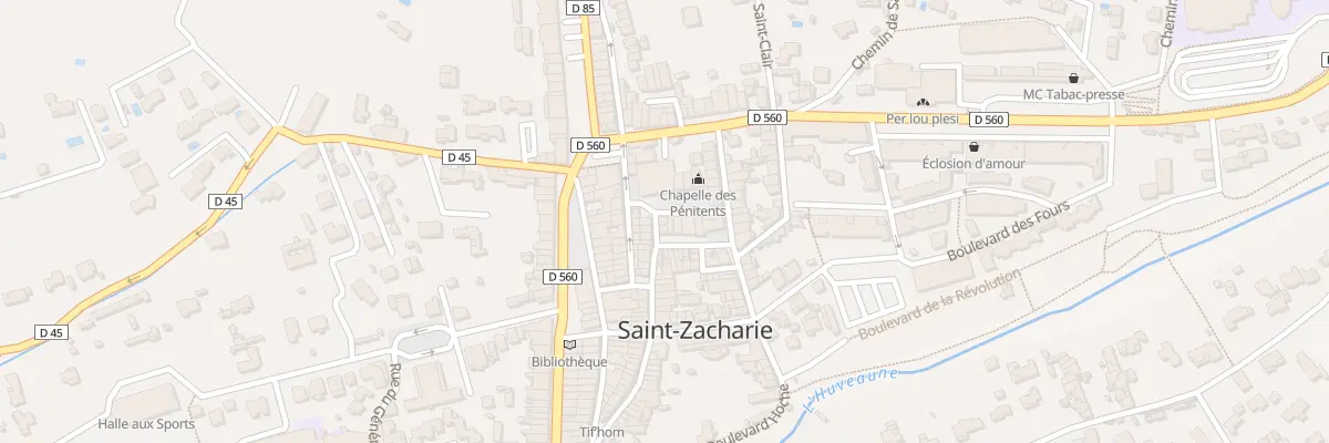 Plan du 1 Rue du General Gasquet à Saint-Zacharie