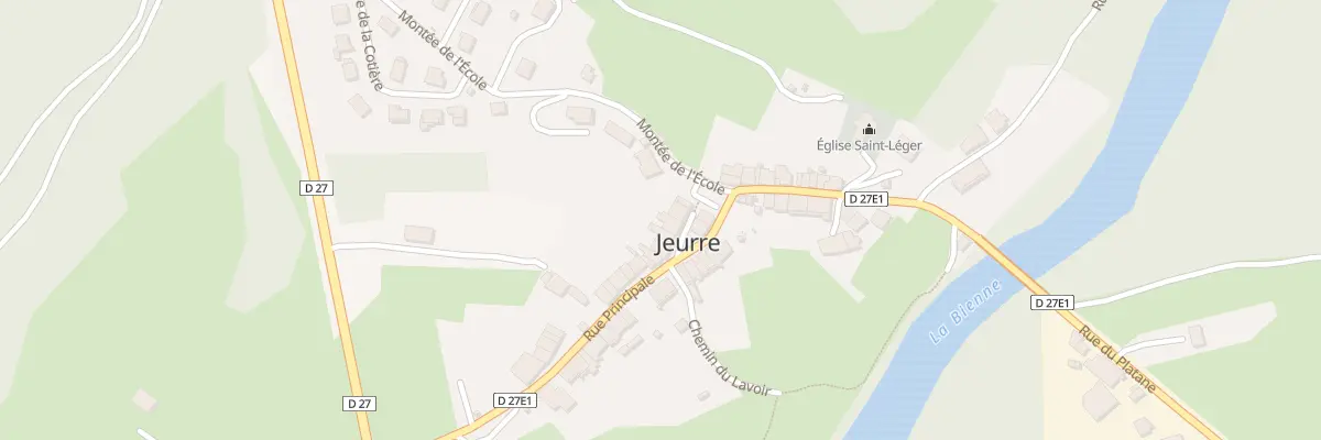 Plan du 10 Rue Principale à Jeurre