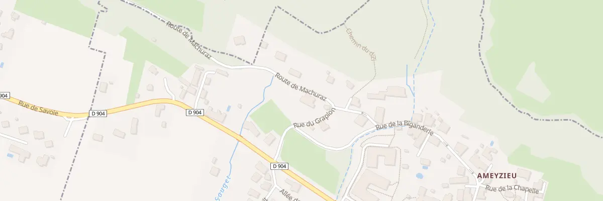 Plan du 5125 Ameyzieu à Talissieu