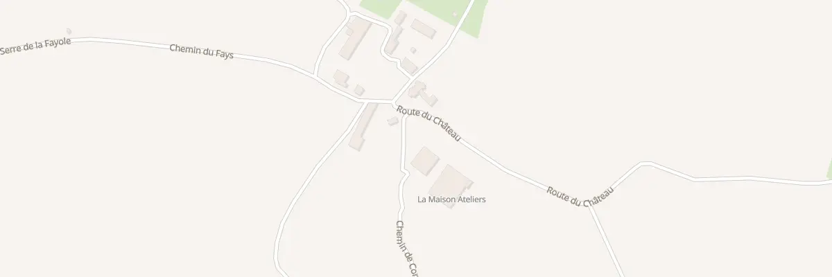 Plan du 821 Rte du Château à Cornillon-en-Trièves