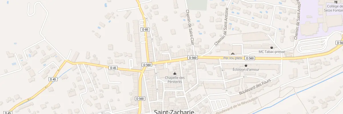 Plan du 11 Av Frédéric Mistral à Saint-Zacharie