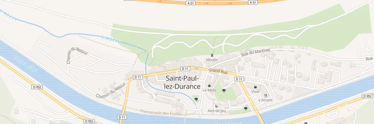 Plan du 45 Gr Grand Rue à Saint-Paul-lès-Durance