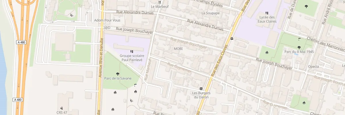 Plan du 58 Rue Guynemer à Grenoble