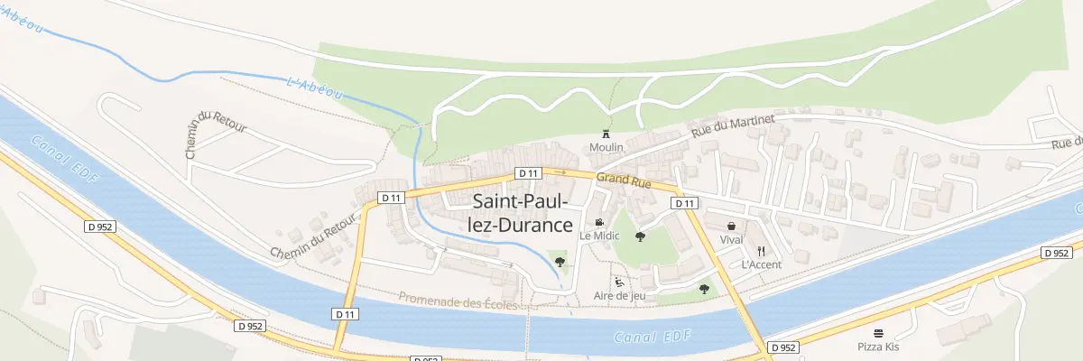 Plan du 30 Gr Grand Rue à Saint-Paul-lès-Durance