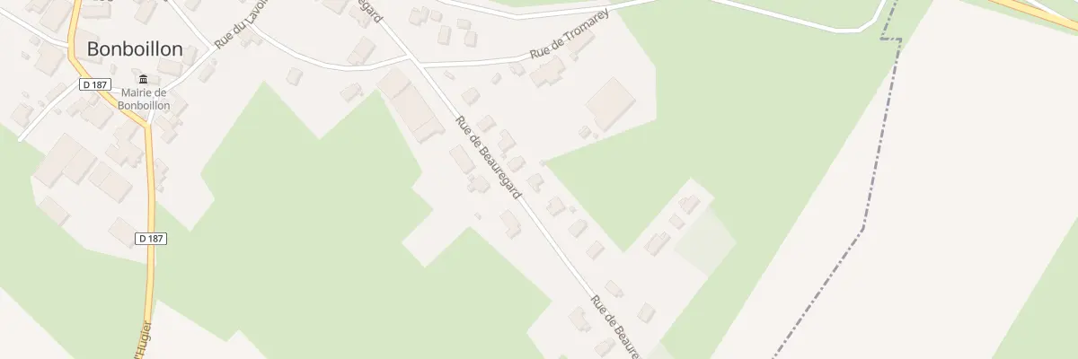 Plan du 11 Rue Beauregard à Bonboillon