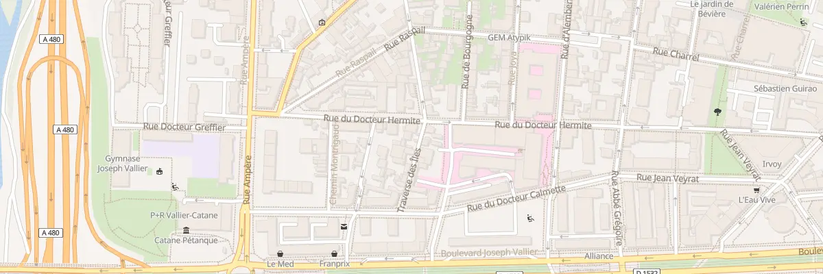 Plan du 18 Tra des Iles à Grenoble
