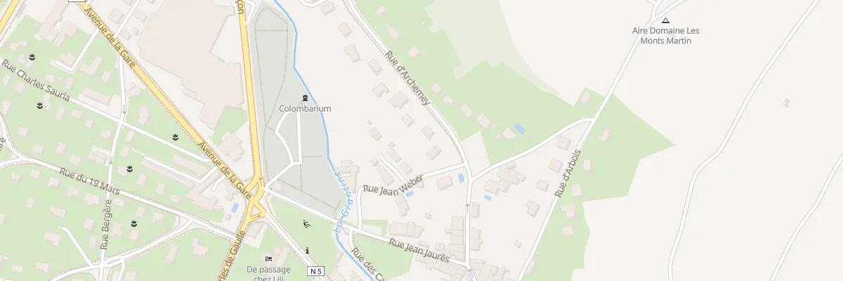 Plan du 21 Rue d’Archemey à Poligny