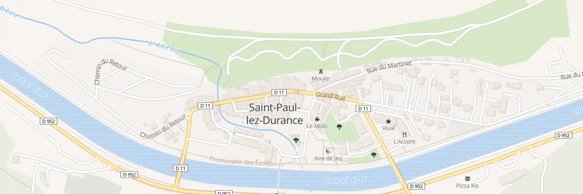 Plan du 34 Gr Grand Rue à Saint-Paul-lès-Durance