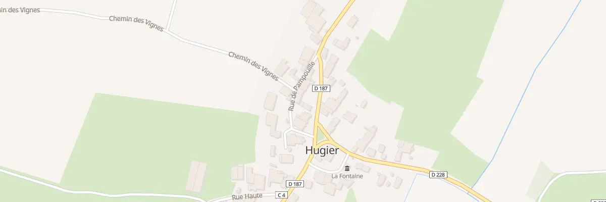 Plan du 1 Rue de la Ruelle à Hugier