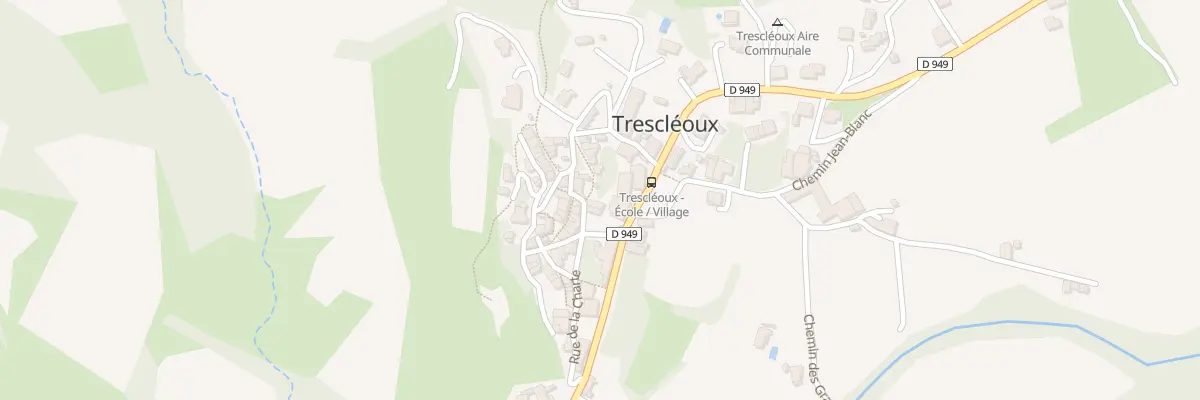 Plan du 5218 Sous Viere à Trescléoux
