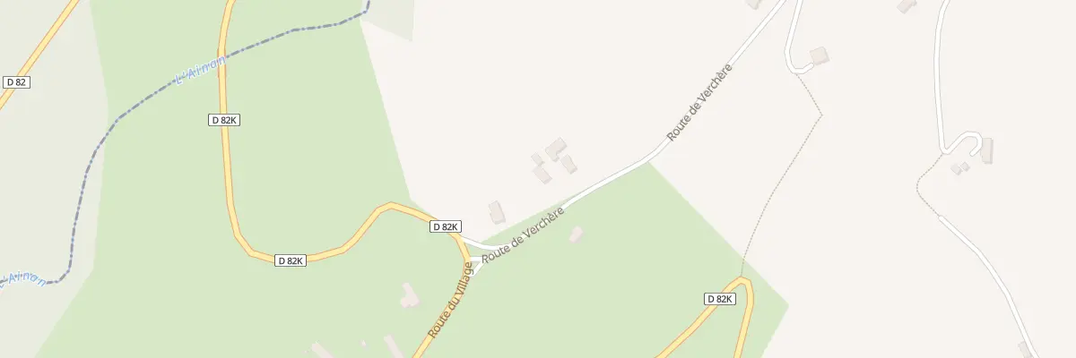 Plan du 87 Rte de Verchère à Voissant