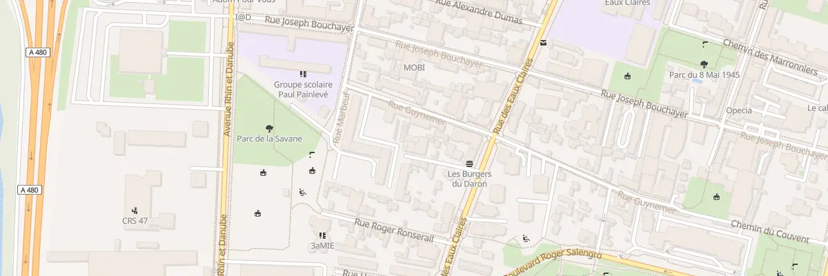 Plan du 51B Rue Guynemer à Grenoble