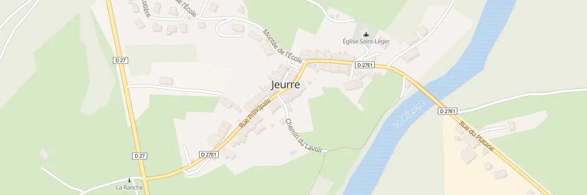 Plan du 9 Rue Principale à Jeurre