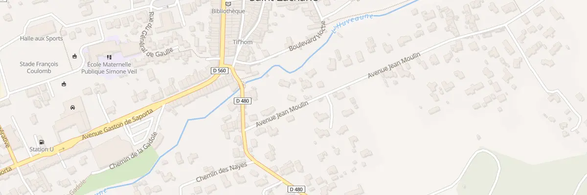 Plan du 100 Av Jean Moulin à Saint-Zacharie