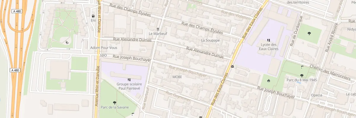 Plan du 62 Rue Joseph Bouchayer à Grenoble