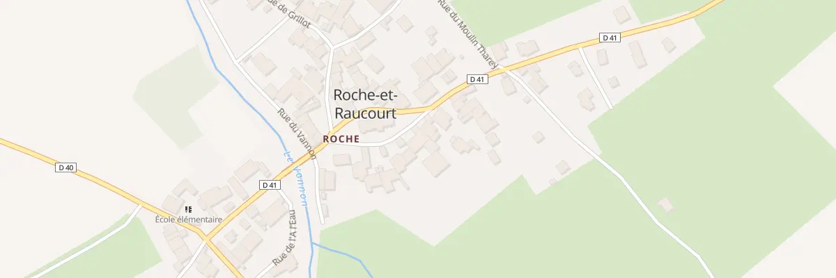 Plan du 14 Rue Alexandre Millerand à Roche-et-Raucourt