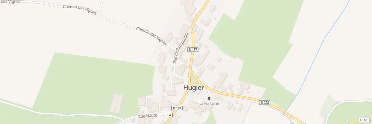 Plan du 6 Gr Grande Rue à Hugier