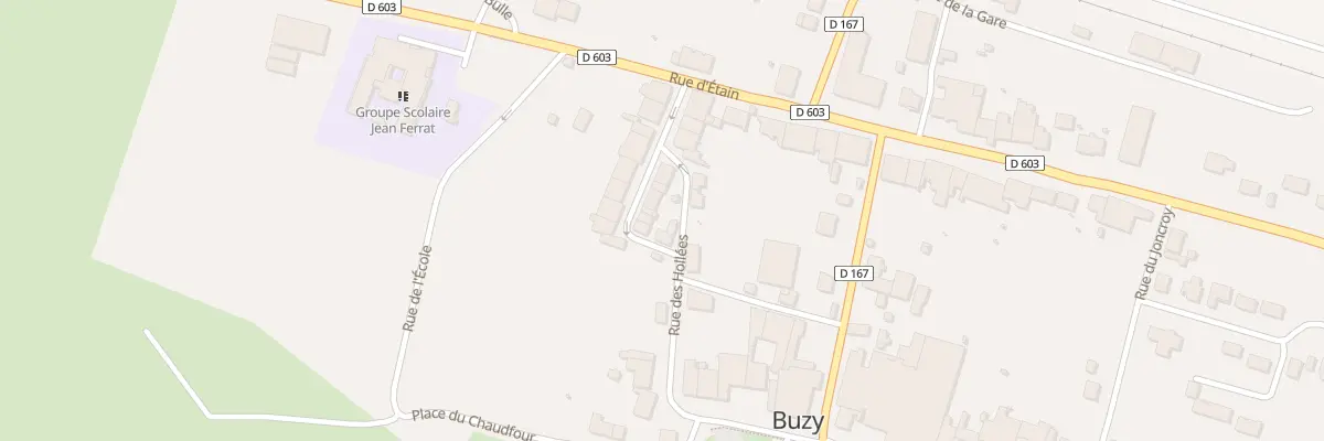 Plan du 8A Rue des Hollees à Buzy-Darmont