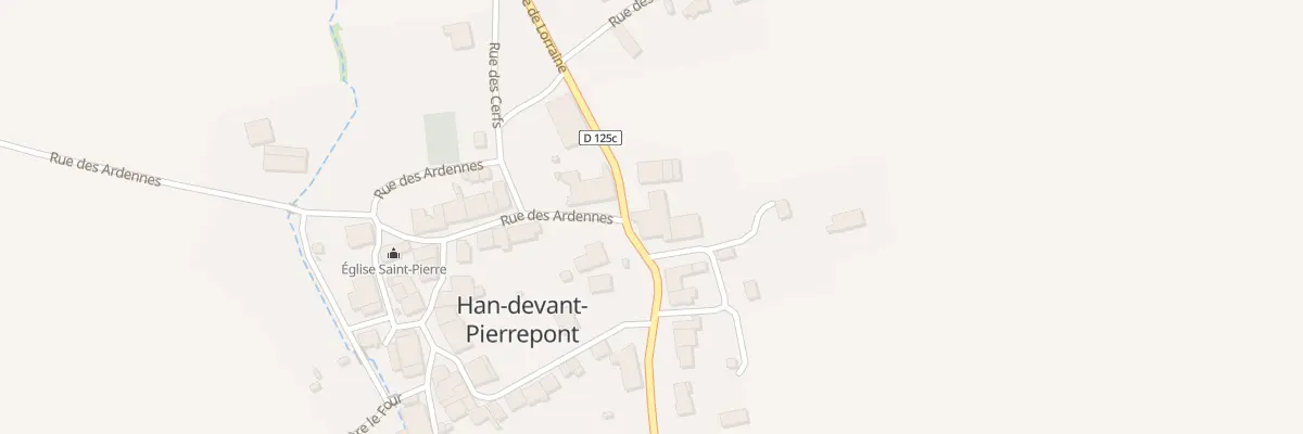 Plan du 6 Rue de Lorraine à Han-devant-Pierrepont