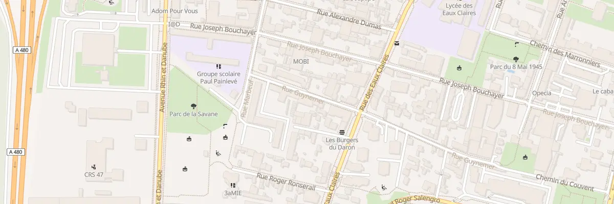 Plan du 51 Rue Guynemer à Grenoble