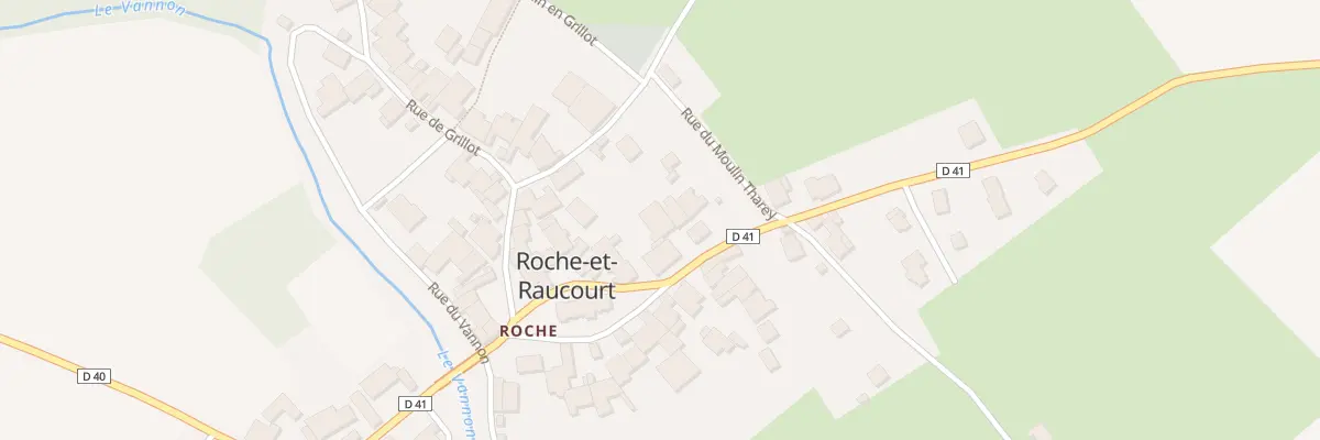 Plan du 3B Rue Alexandre Millerand à Roche-et-Raucourt