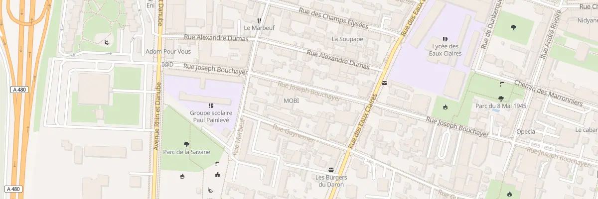 Plan du 57 Rue Joseph Bouchayer à Grenoble