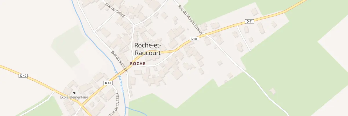 Plan du 16 Rue Alexandre Millerand à Roche-et-Raucourt