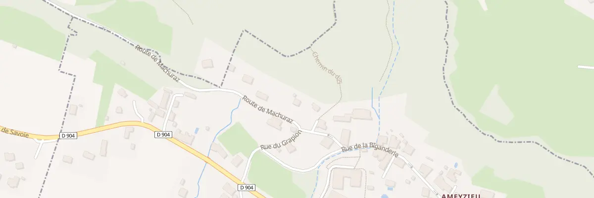 Plan du 5127 Ameyzieu à Talissieu
