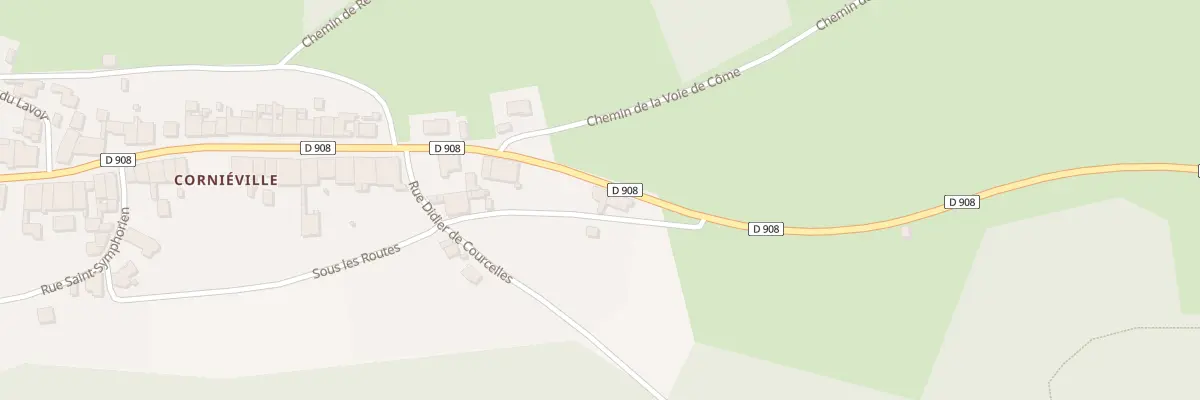 Plan du 3 Rue de la Reine à Geville