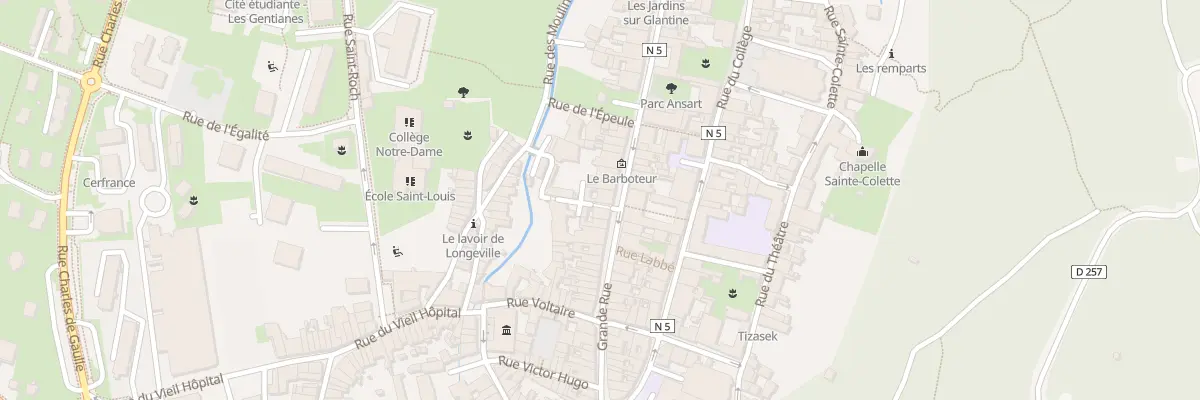 Plan du 56 Grande Rue à Poligny