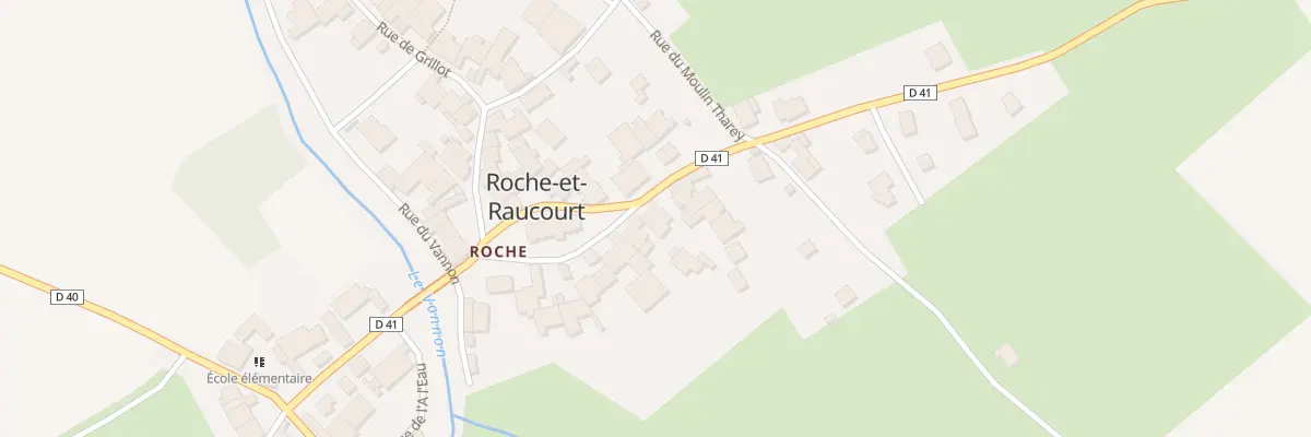 Plan du 18 Rue Alexandre Millerand à Roche-et-Raucourt