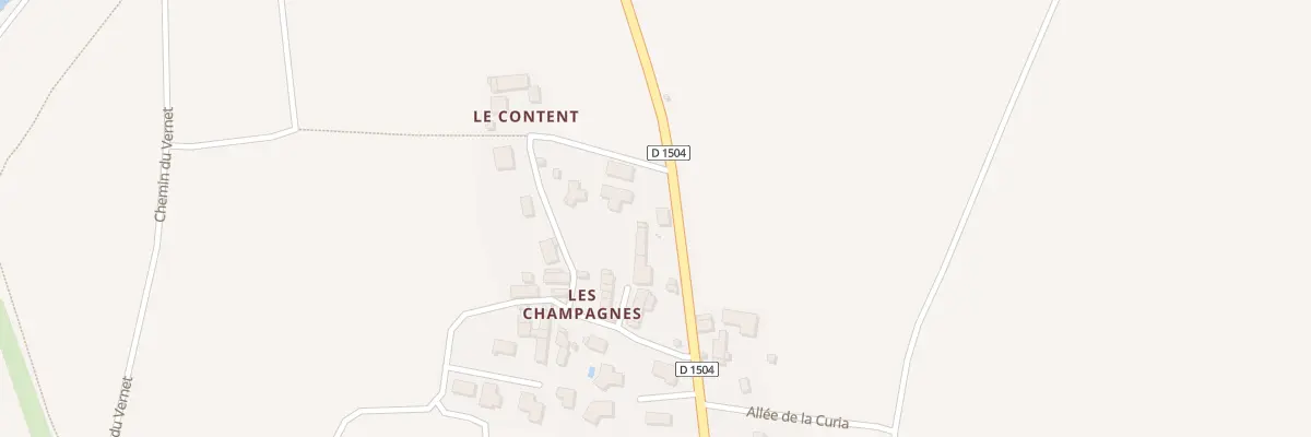 Plan du 1399 Av du Bugey à Virignin