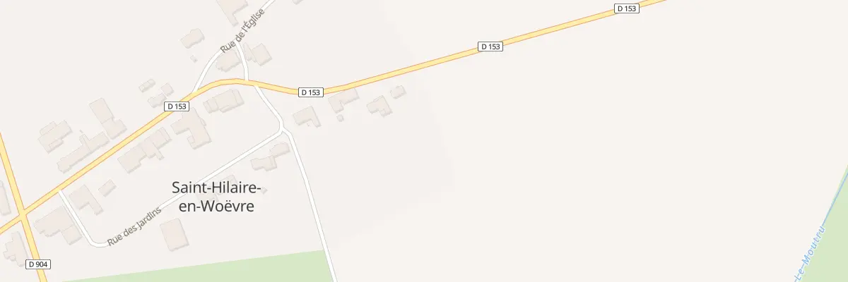 Plan du 28 Rue du Moulin de Moncelle à Saint-Hilaire-en-Woëvre