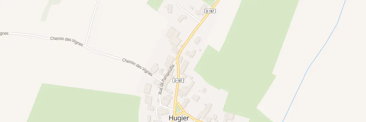 Plan du 1 Gr Grande Rue à Hugier