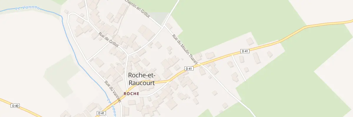 Plan du 3 Rue Alexandre Millerand à Roche-et-Raucourt