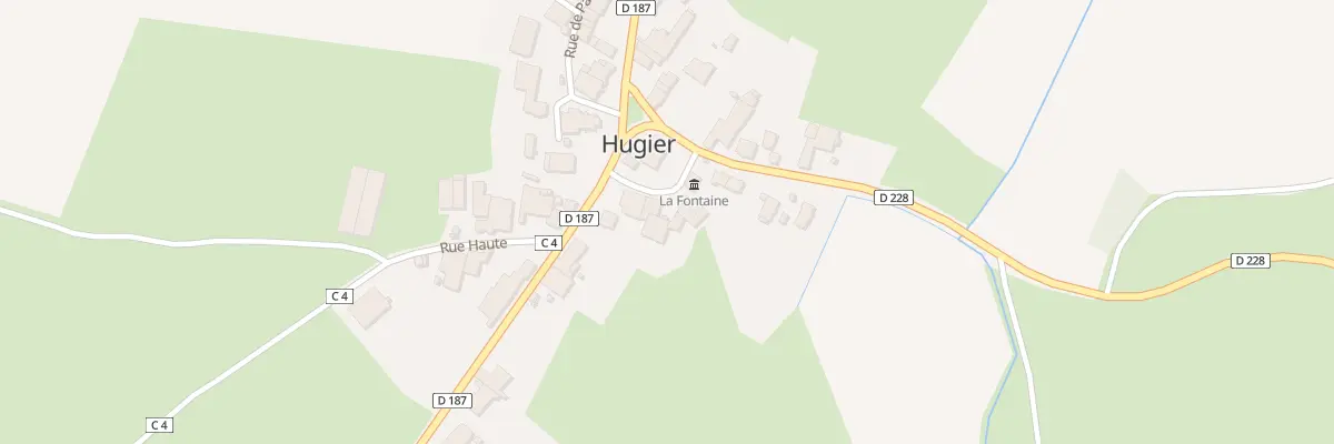 Plan du 6 Rue de la Fontaine à Hugier