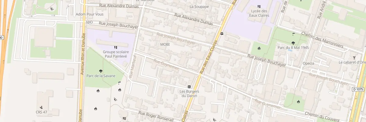 Plan du 50 Rue Guynemer à Grenoble