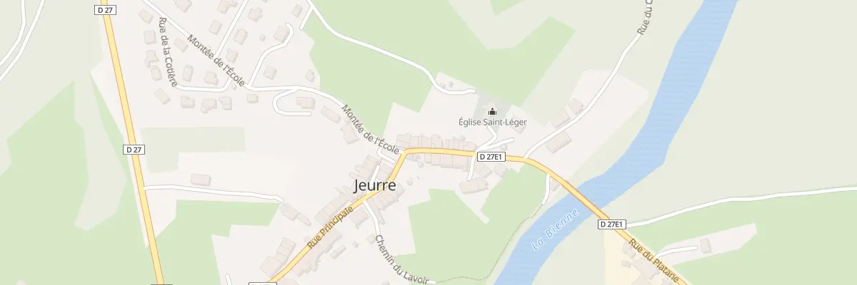 Plan du 18 Rue du Monument à Jeurre